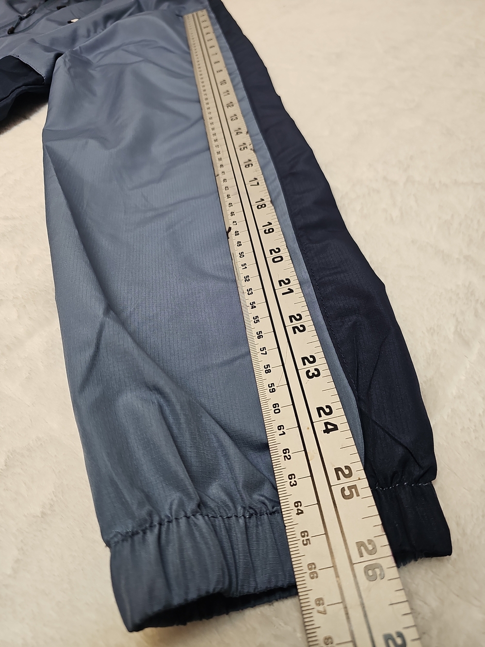 Quiksilver Men’s Two-Tone Blue Windbreaker Jacket Sz L/G - Picture 14 of 14